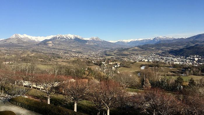 Vallée de Gap depuis la Charance