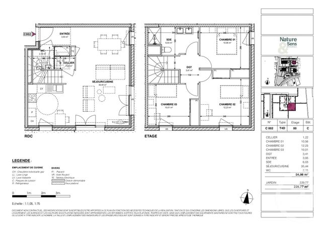 Appartement F4 à vendre - 4 pièces - 84.98 m2 - GAP - 05 - PROVENCE-ALPES-COTE-D-AZUR - Century 21 Habitat