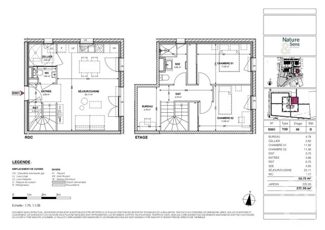 Appartement F3 à vendre - 3 pièces - 69.75 m2 - GAP - 05 - PROVENCE-ALPES-COTE-D-AZUR - Century 21 Habitat