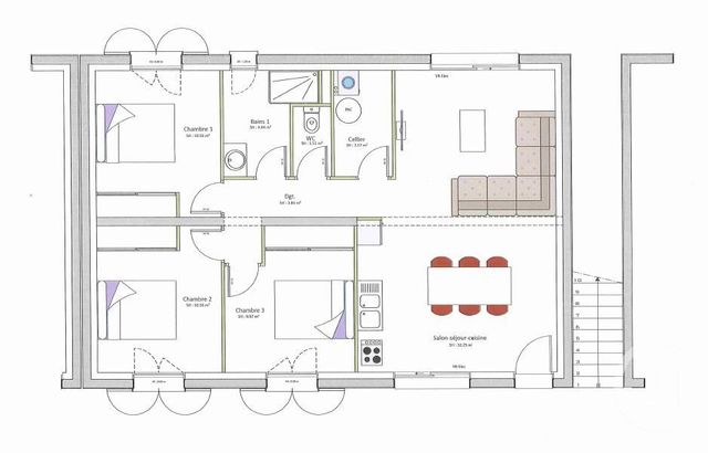 Afficher la photo en grand Appartement T4 à vendre - 4 pièces - 76.9 m2 - CHORGES - 05 - PROVENCE-ALPES-COTE-D-AZUR - Century 21 Habitat